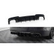 Body kit and visual accessories Rear Valance V2 BMW 5 M-Pack F10 / F11 (Version with two double exhausts) | races-shop.com