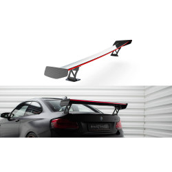 MAXTON DESIGN carbon wing with External Brackets + LED for BMW M2 F87 / 2 / 2 M-Pack F22