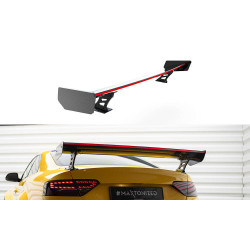 MAXTON DESIGN carbon wing with External Brackets + LED for Audi A5 Coupe 8T