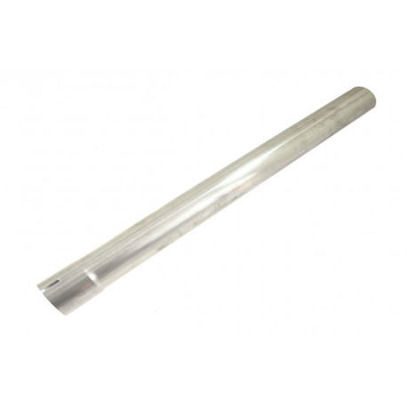 Stainless Steel Pipes Straight Stainless steel pipe sleeves - straight 63 mm, length 61 cm | races-shop.com