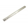 Stainless steel pipe - straight 70mm, length 61 cm 