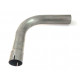 Stainless Steel Pipes 90° elbows Stainless steel pipe sleeves - elbow 90°, 70mm, length 61cm | races-shop.com