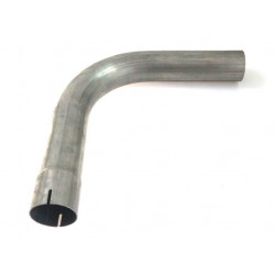 Stainless steel pipe sleeves - elbow 90°, 70mm, length 61cm 
