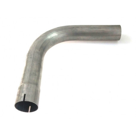 Stainless Steel Pipes 90° elbows Stainless steel pipe sleeves - elbow 90°, 76mm, length 61cm | races-shop.com