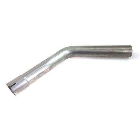 Stainless Steel Pipes 45° elbows Stainless steel pipe sleeves - elbow 45°, 76mm, length 61cm | races-shop.com