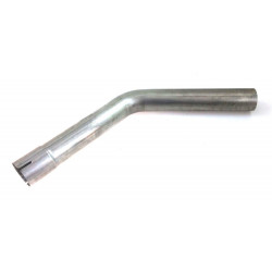 Stainless steel pipe sleeves - elbow 45°, 57mm, length 61cm