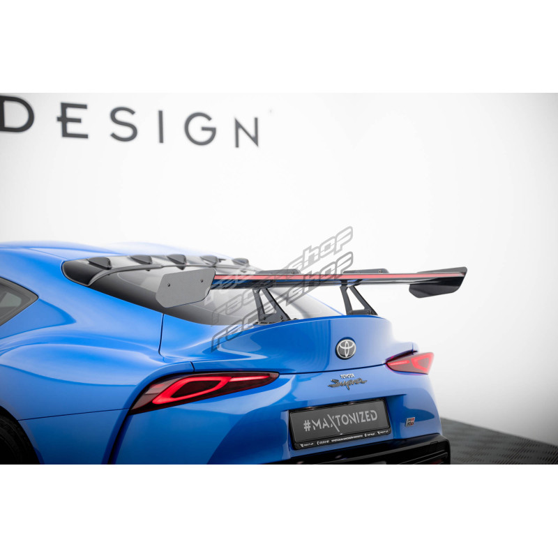 Carbon Spoiler With Upper Swan Mounting + LED Toyota Supra Mk5