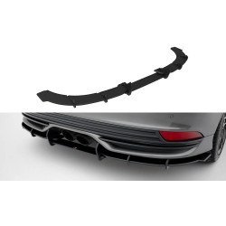MAXTON DESIGN rear diffuser for Ford Focus ST Mk3 Facelift, black-red