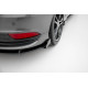 Body kit and visual accessories Rear Diffuser Ford Focus ST Mk3 Facelift (Black-Red + Gloss Flaps) | races-shop.com