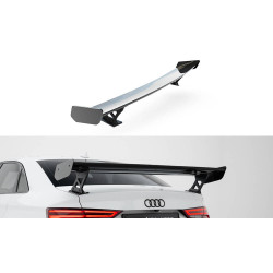 Carbon Spoiler With External Brackets Uprights Audi A3 / A3 S-Line / S3 / RS3 Sedan 8V / 8V Facelift