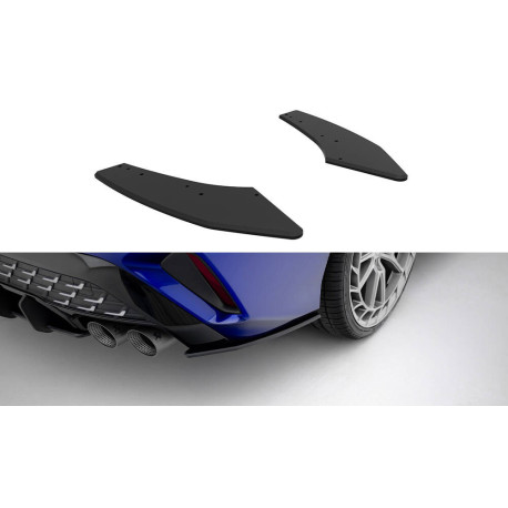Body kit and visual accessories MAXTON DESIGN rear side splitters for Audi S3 Sedan 8Y Facelift, black | races-shop.com
