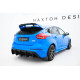 Body kit and visual accessories Rear Diffuser V2 Ford Focus RS Mk3 (US-Spec Version) (Black-Red) | races-shop.com