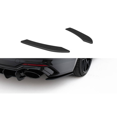 Body kit and visual accessories MAXTON DESIGN rear side splitters for Audi RS5 Sportback F5, black | races-shop.com