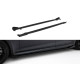 Body kit and visual accessories Side Skirts Diffusers Audi RS5 Sportback F5 (Black + Gloss Flaps) | races-shop.com