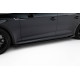 Body kit and visual accessories Side Skirts Diffusers Audi RS5 Sportback F5 (Black + Gloss Flaps) | races-shop.com