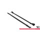 Body kit and visual accessories Side Skirts Diffusers Audi RS5 Sportback F5 (Black + Gloss Flaps) | races-shop.com