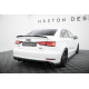 Body kit and visual accessories MAXTON DESIGN rear side splitters for Audi A3 Sedan 8V Facelift, glossy black, V2 | races-shop.com