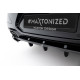 Body kit and visual accessories Rear Splitter (with vertical bars) V2 BMW X4 M-Pack G02 Facelift | races-shop.com
