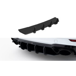 Rear Diffuser V2 Audi RS3 Sedan 8V Facelift (Black-Red)
