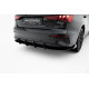Body kit and visual accessories Rear Diffuser Audi A3 Sedan 8Y (Red + Gloss Flaps) | races-shop.com