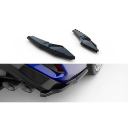 MAXTON DESIGN rear side splitters for Audi S3 Sedan 8Y Facelift, glossy black, V3