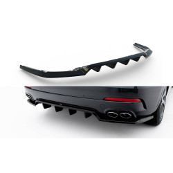 MAXTON DESIGN rear splitter for Maserati Levante GT Mk1 Facelift (with vertical bars), glossy black