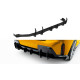 MAXTON DESIGN rear diffuser for BMW 1 M-Pack F70, black-red + gloss flaps