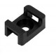 Shrink sleeves, clamps and cable holders Cable tie holder black 10psc | races-shop.com