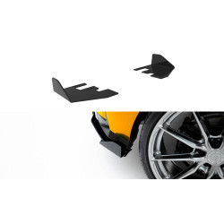 MAXTON DESIGN rear side flaps for BMW 1 M-Pack F70, glossy black