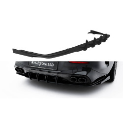 MAXTON DESIGN rear diffuser for Mercedes-AMG CLE 53 C236, black + gloss flaps