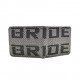 Bags, wallets Wallet Bride JDM style ZIPPER grey | races-shop.com