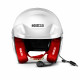 Outlet Helmet Sparco RJ-I with FIA 8859-2015 , HANS white/red DAMAGED | races-shop.com