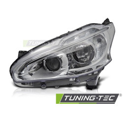 HEADLIGHT CHROME LED LEFT SIDE TYC fits PEUGEOT 208 12-15
