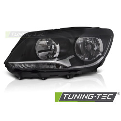 HEADLIGHT BLACK LEFT SIDE H7 TYC fits VW CADDY TOURAN 11-14