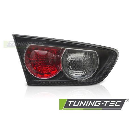 Lighting TAIL LIGHT BLACK LEFT SIDE TYC FLAP fits MITSUBISHI LANCER 4D 08-16 | races-shop.com