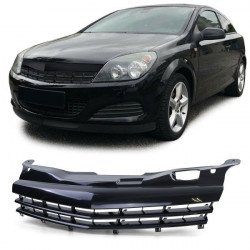 Sport grille grille without emblem black for Opel Astra H GTC TwinTop 05-10 DAMAGED
