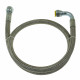 Hoses for oil PTF stainless steel braided hose AN10 | races-shop.com