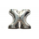 X pipes Stainless steel pipe exhaust X 76mm (3") | races-shop.com