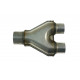 Y reducers Stainless steel exhaust reduction Y 57-76mm (2,25"-3") | races-shop.com