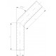  Aluminium elbow 45° Aluminium pipe - elbow 45°, 15mm (0,60") | races-shop.com