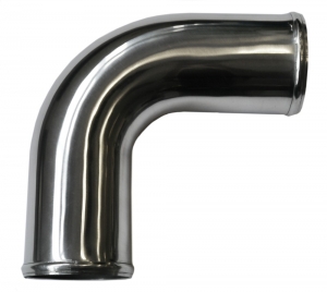 Polished Alloy 180 Degree Elbow Swaged Aluminium Bends Pipework Lightweight