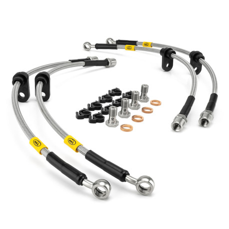 Brake pipes for specific model Teflon braided brake hose HEL Performance for BMW 3 Series E36, 98- 99 318i 1,8 Touring SE | races-shop.com