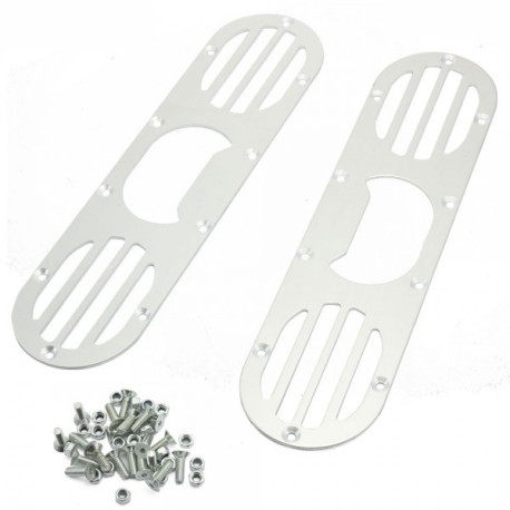Body kit and visual accessories RACES rear diffuser for Honda Civic, black-silver | races-shop.com