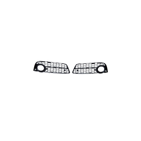 Body kit and visual accessories Fog light covers for Audi A5 8T Gloss Black | races-shop.com