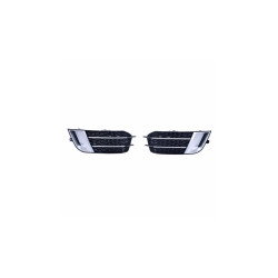 RACES fog light covers for Audi A1 8X Silver