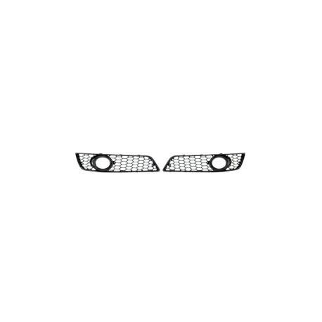 Body kit and visual accessories Fog light covers for Audi A3 8P Gloss Black | races-shop.com