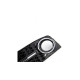 Body kit and visual accessories RACES fog light covers for Audi A4 B8 Chrome Black | races-shop.com