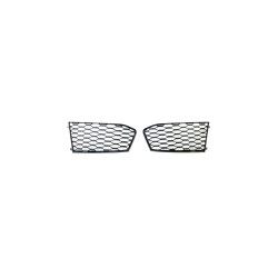 Fog light covers for Audi A6 C7 Gloss Black
