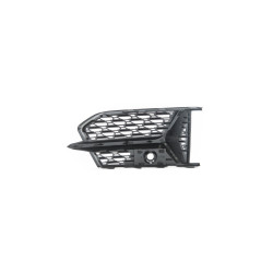 Fog light covers for Audi A6 C8 Gloss Black