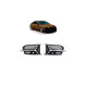 Body kit and visual accessories Fog light covers for Audi A6 C8 Silver | races-shop.com